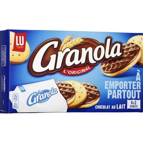 Recette réalisée au thermomix ingrédients : Granola à emporter biscuits chocolat au lait 225g - Achat ...