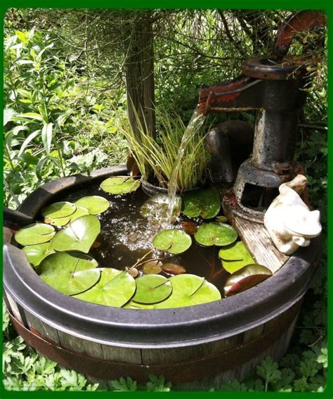 Cheap But Charming Mini Water Garden Ideas For Your Your Garden Water Fountains Outdoor