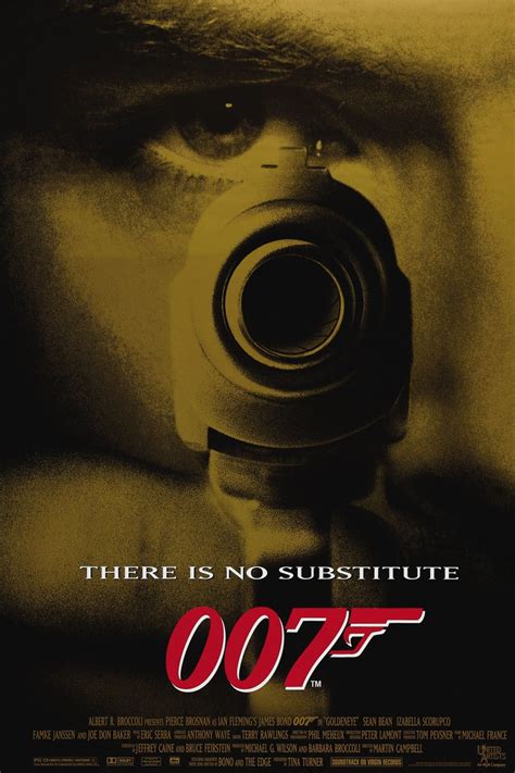 Goldeneye Teaser Movieposter 1995 Filmes Cartaz James Bond