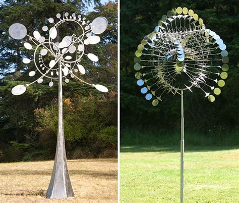 Mesmerizing Kinetic Wind Powered Sculptures By Anthony Howe Metal