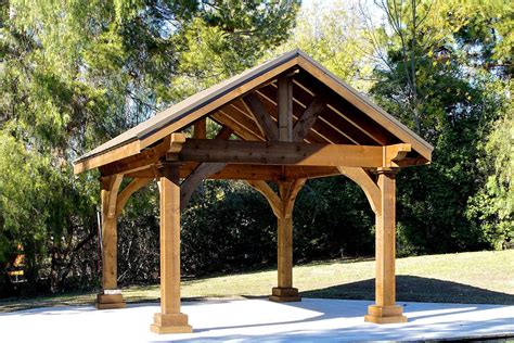 Big Outdoor Pavilion Kits Backyard Designs Rough Sawn Cedar