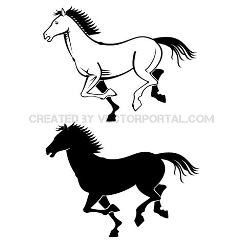 Horses Royalty Free Stock Svg Vector