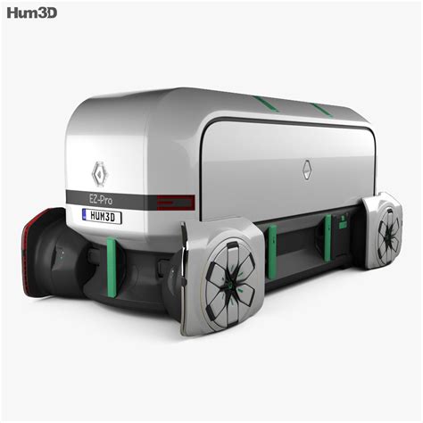 Renault Ez Pro Autonomous 2020 3d Model Vehicles On Hum3d