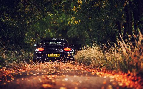 Daily Wallpaper Into The Fall Ft Porsche GT3 I Like To Waste My Time
