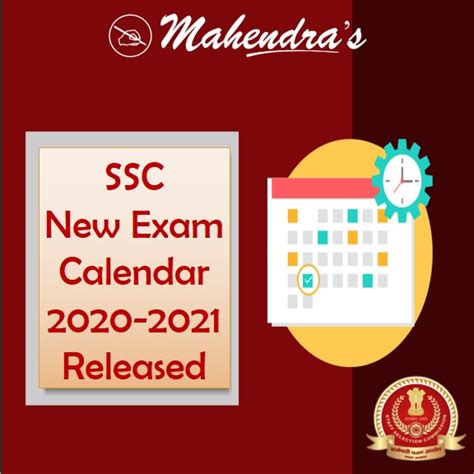 Ssc New Exam Calendar 2020 2021 Released