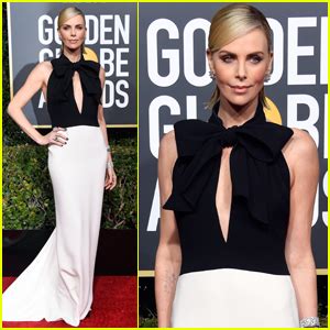 Charlize Theron Is A Beauty On Golden Globes Red Carpet