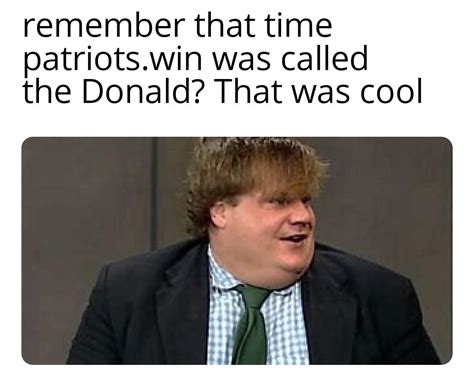 Remember That Time Patriotswin Was Called The Donald That Was Cool