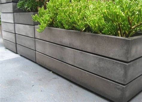 Concrete Garden Planters Diy Concrete Planters Concrete Garden