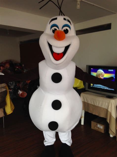 Olaf Snowman Frozen Mascot Costume Character 121 Newborn Halloween