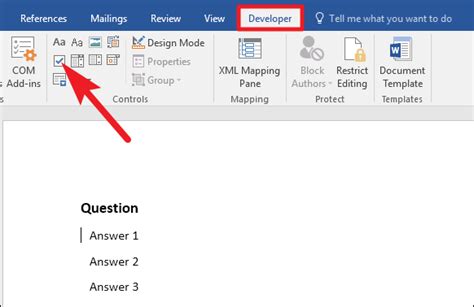 How To Add A Checkbox In Word Design Talk