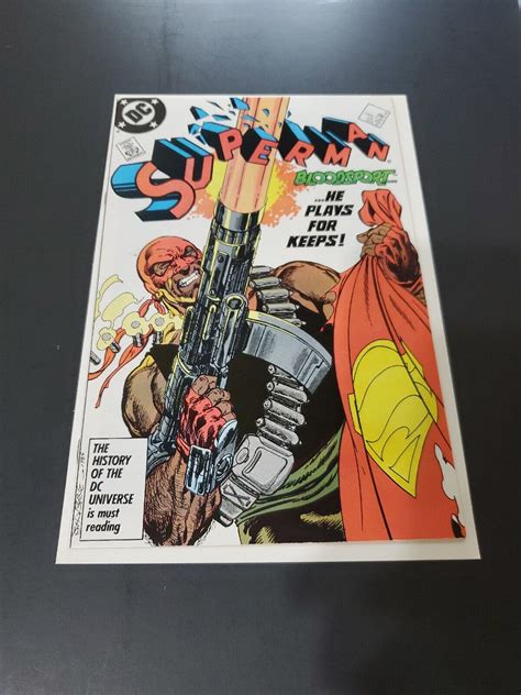 Superman 4 1987 First Appearance Of Bloodsport Ebay