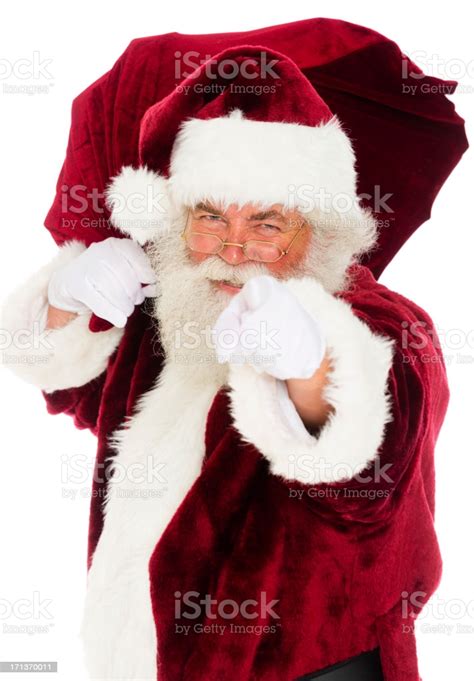 Santa Claus With His Bag Stock Photo Download Image Now Istock