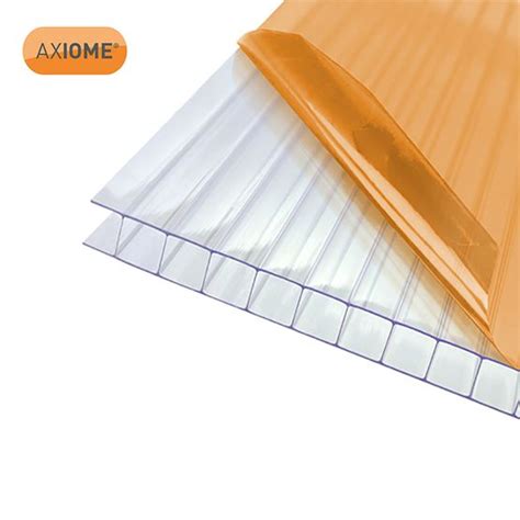 Axiome 10mm Clear Twinwall Polycarbonate Roof Sheet 4000mm X 1050mm Roofing Superstore®
