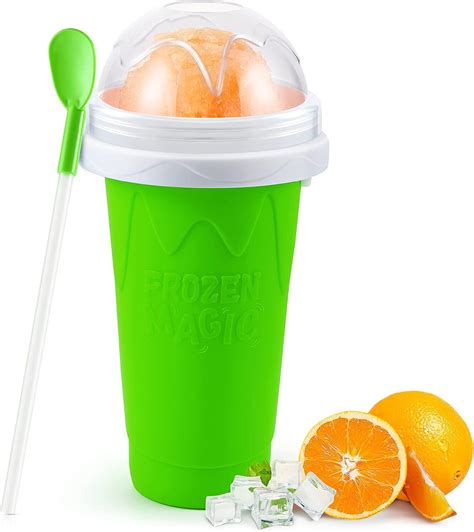 Slushy Maker Cup Tik Tok Quick Frozen Magic Squeeze Cup Double