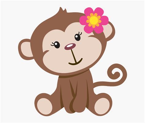 Baby Girl Monkey Clip Art Png Download Monkey Girl Png Transparent
