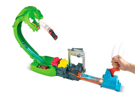 Pista Hot Wheels City Ataque Toxico De La Serpiente