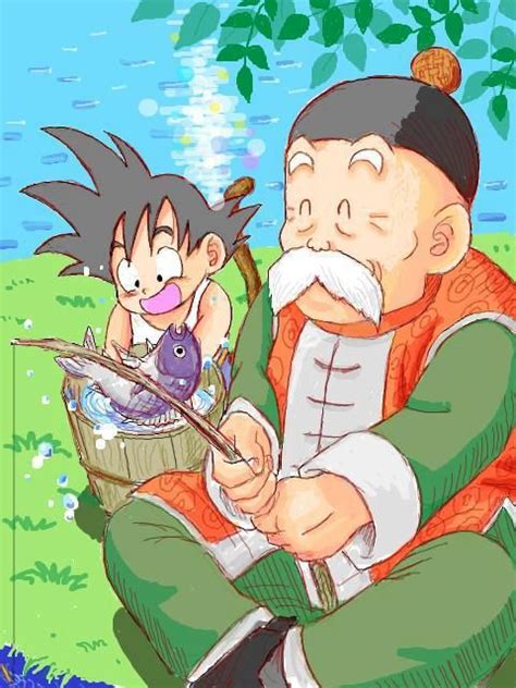 Cute Goku And Grandpa Gohan Dragon Ball Any Version Of