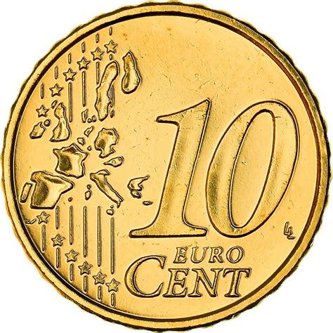 Ten Euro Cents 2002 Coin From Austria Online Coin Club