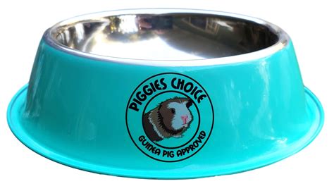 Wash the bowl with soapy water and rinse and dry thoroughly during the weekly cage cleaning. Piggies Choice Non-Tip Metal Guinea Pig Pellet Dish Bowl ...
