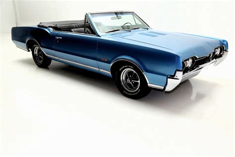 1967 Oldsmobile 442 Convertible Blue 400 4 Speed Rare