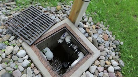 Outdoor Sump Pump With Drainage System Youtube