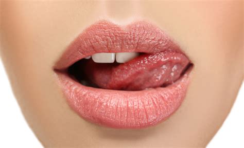 Woman Licking Lips Lipstutorial Org