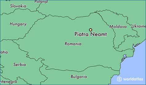 Where Is Piatra Neamt Romania Piatra Neamt Neamt Map