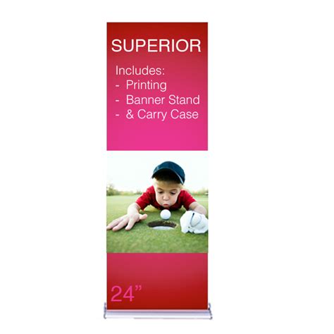 Superior 24 Graphic Only Bannerq Wholesale Tradeshow Displays