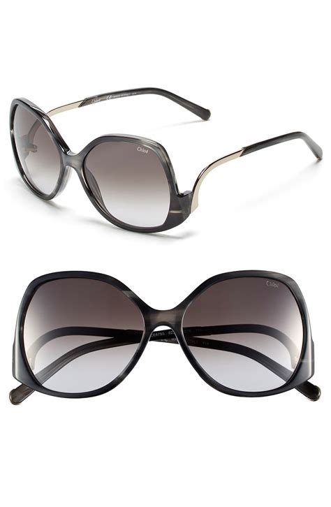 Chloé Emilia 57mm Oversized Sunglasses Nordstrom