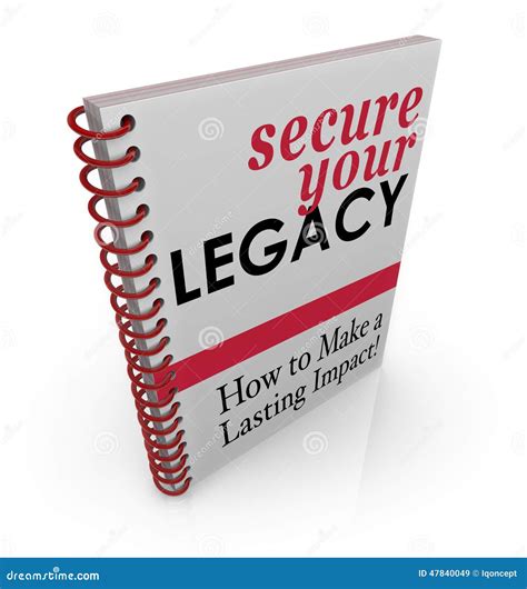 Secure Your Legacy Advice Book How To Protect Assets Finances Stock