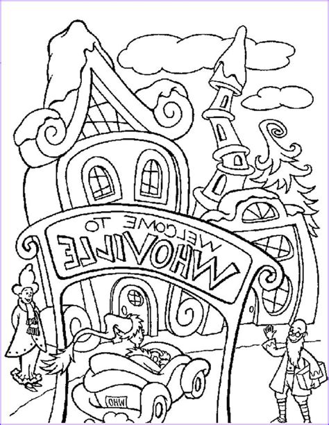 10 Free Printable Whoville Coloring Pages Davinabrogan