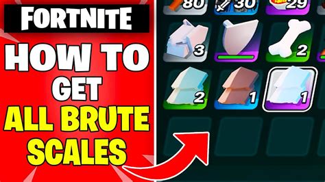 How To Get All Brute Scales In Lego Fortnite Youtube