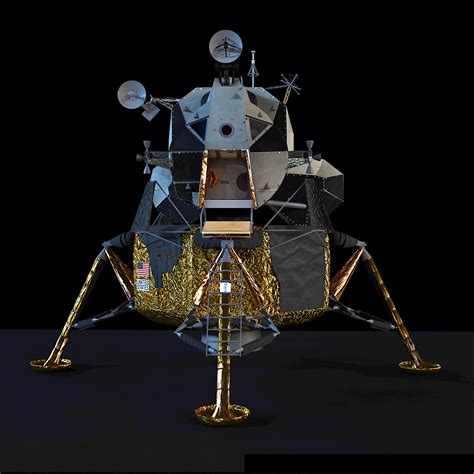 Lunar Module Apollo 11 3d Model Turbosquid 1195735