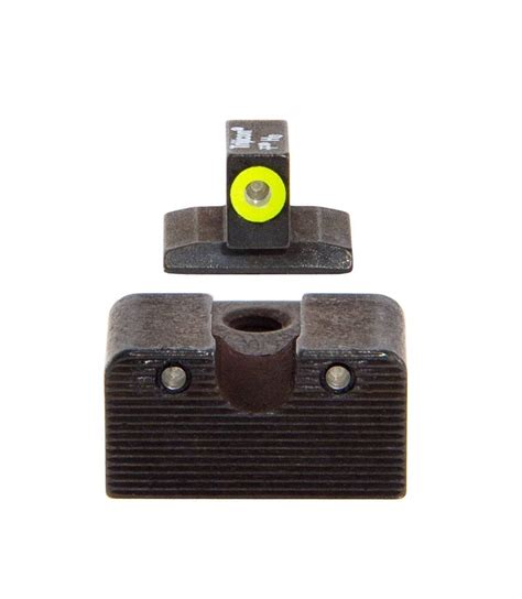 Trijicon Hd Novak Cut 1911 Night Sights Ca128y Yellow Front Outline