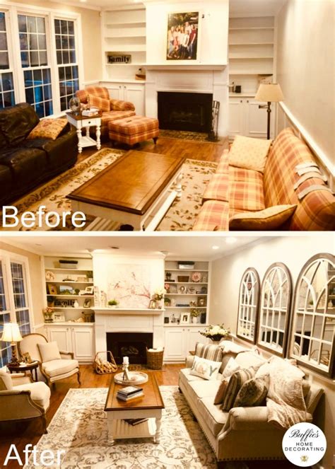 Living Room Before And After Makeover