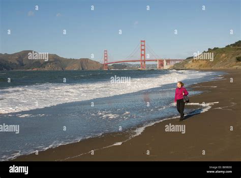 san francisco baker beach with golden gate bridge in background photo 2 casanf76417 photo