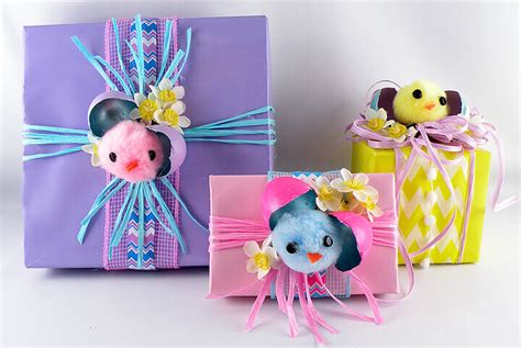 Adorable Easter Chicks T Wrapping Ideas From Gina