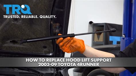 How To Replace Hood Lift Support Toyota Runner Youtube