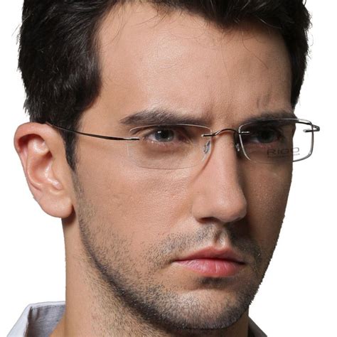 Undefined Mens Eye Glasses Titanium Eyeglass Frames Glasses