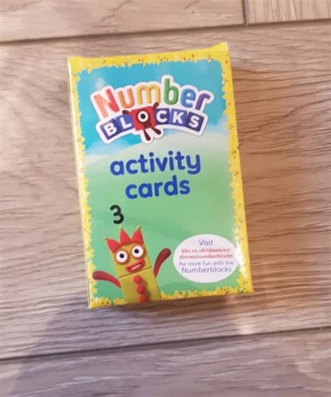 Cbeebies Numberblocks 52 Activity Cards 3 Great Number Blocks Games