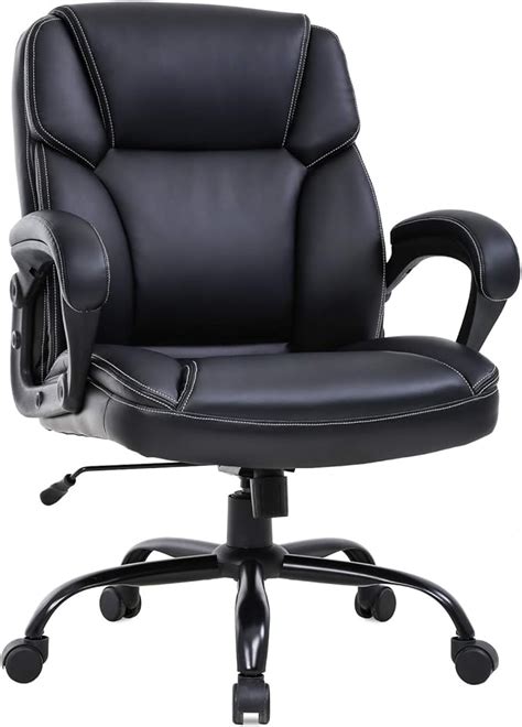 Big And Tall Office Chair 400lbs Wide Seat Ergonomic Desk Chair Pu