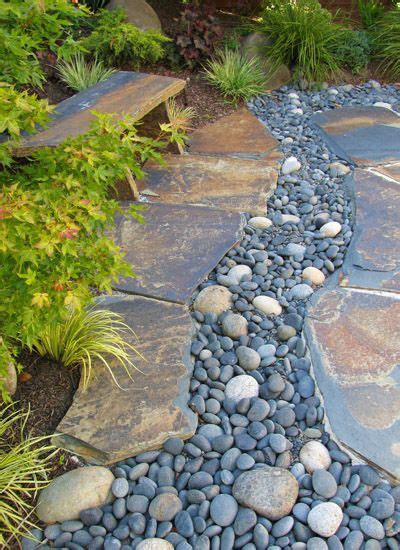 Rock Landscaping How To Lay River Rock Landscaping