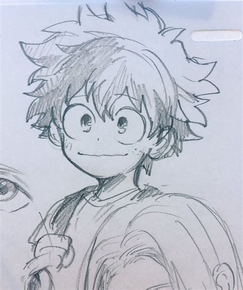 Pin By Elainajaime On Mha Deku Anime Sketch Anime Drawings Sketches