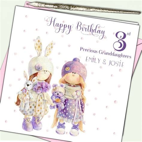Birthday Card For Twin Twins Babes Grandbabes Rd Th Etsy New Zealand