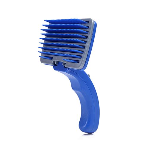 Pet Dog Plastic Grooming Comb Shedding Small Comb For Dogs Puppy Blue