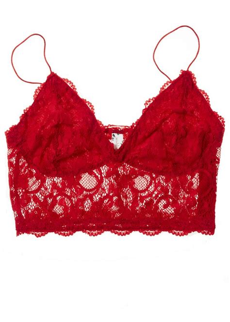 wishlist red lace bralette red lace bralette camisole top lingerie sleepwear vig string