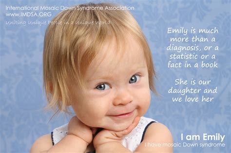 International Mosaic Down Syndrome Association 2014 Photo Campaign