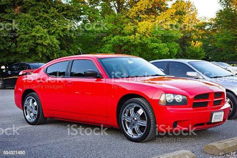 First Generation Red Dodge Charger Lx Stock Photo Download Image Now