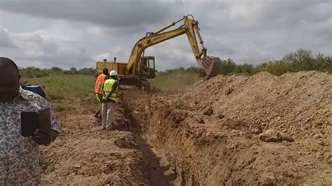 Pipeline Trench Excavation Youtube