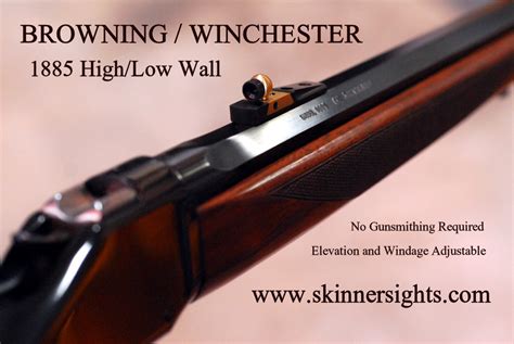 Browning Winchester1885 High Low Wall Skinner Sight Marlin Firearms